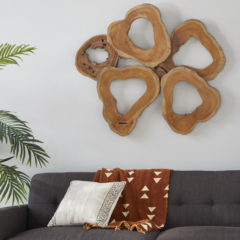 Loon Peak® Teak Wood Wall Décor Wayfair